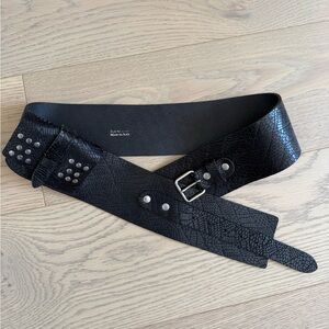 Bronzino leather belt made in Italy